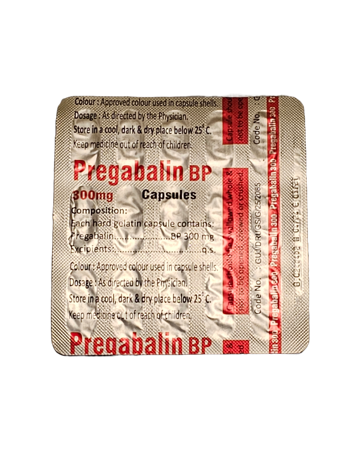 Pregabalin Generic 300MG X15 Tabs