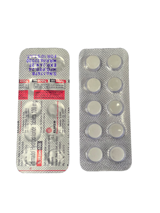 Tramadol Trakem 100mg X10 Tabs