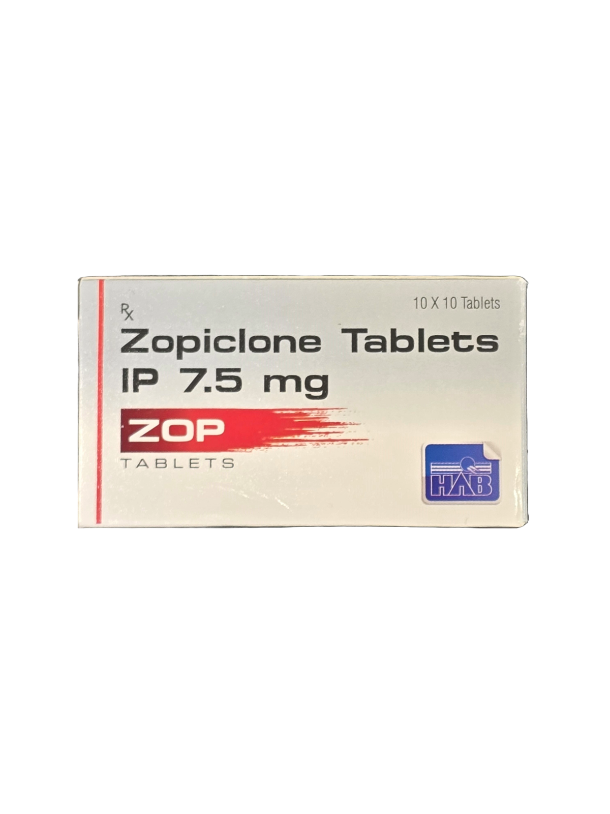 Zopiclone HAB 7.5MG X100 Tabs