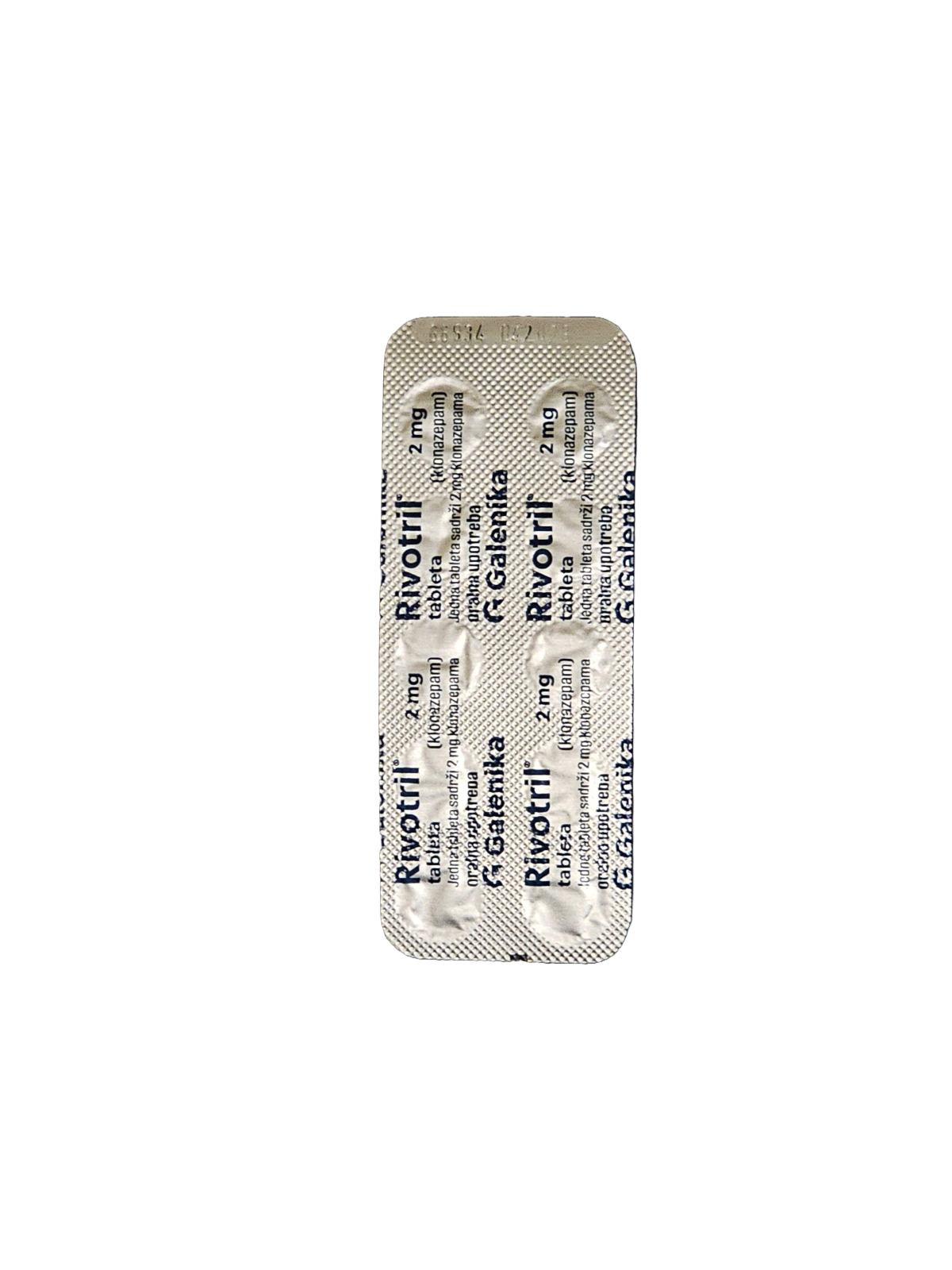 Rivotril Galenika 2MG X10 Tabs