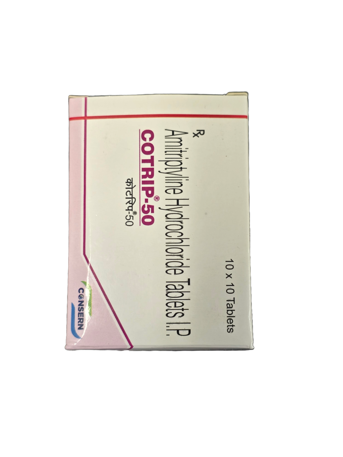 Amitriptyline Consern 50MG X10 Tabs