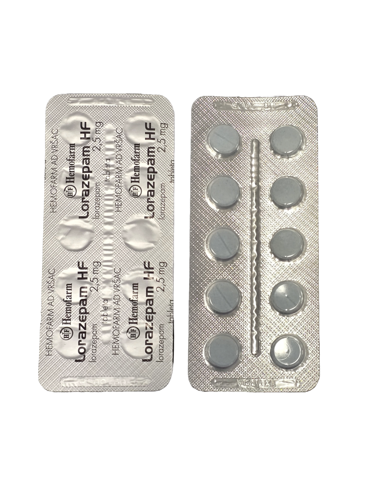 Lorazepam HemoFarm 2.5MG X10 Tabs